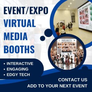 virtual media booths for large scale events engaging edgy tech for expos and exhibitions